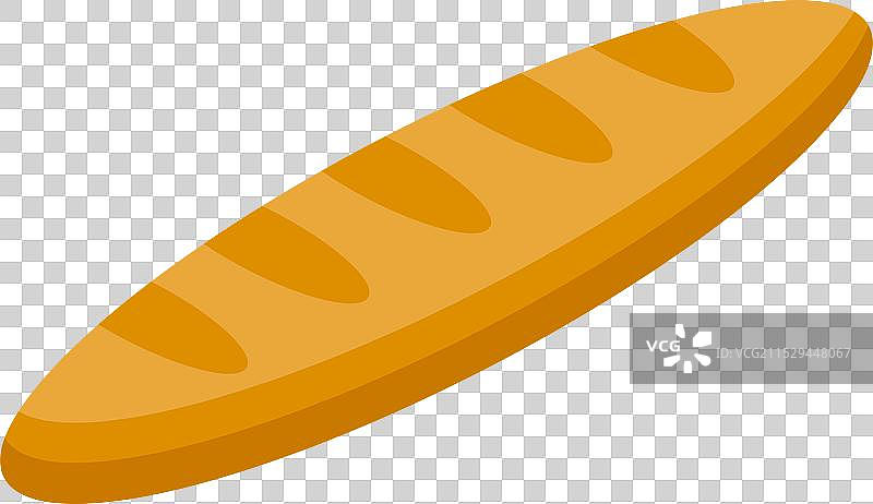 新鲜出炉的面包条孤零零地躺在上面图片素材