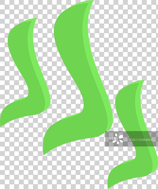 绿色的臭味蒸汽正在上升图片素材