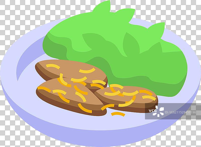 鸡胸肉配绿叶沙拉图片素材