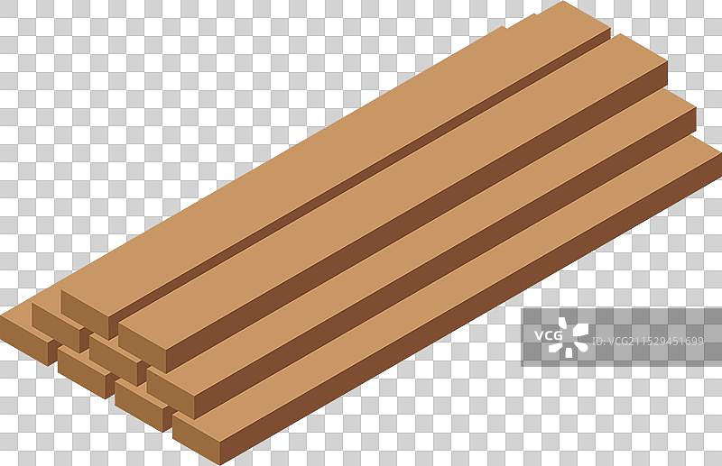 建筑材料用的木板堆图片素材