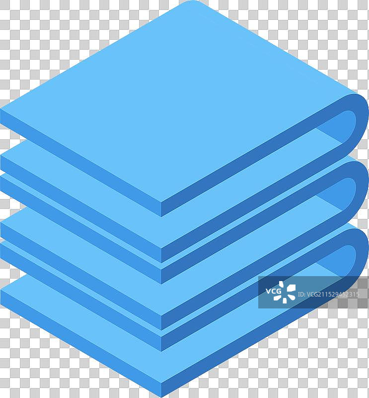 一叠折叠平放的布料图片素材