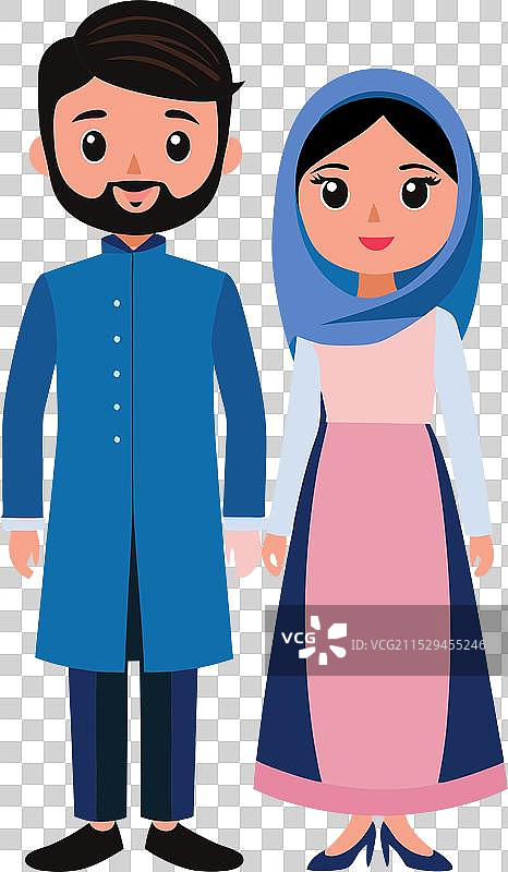 巴基斯坦夫妇图片素材