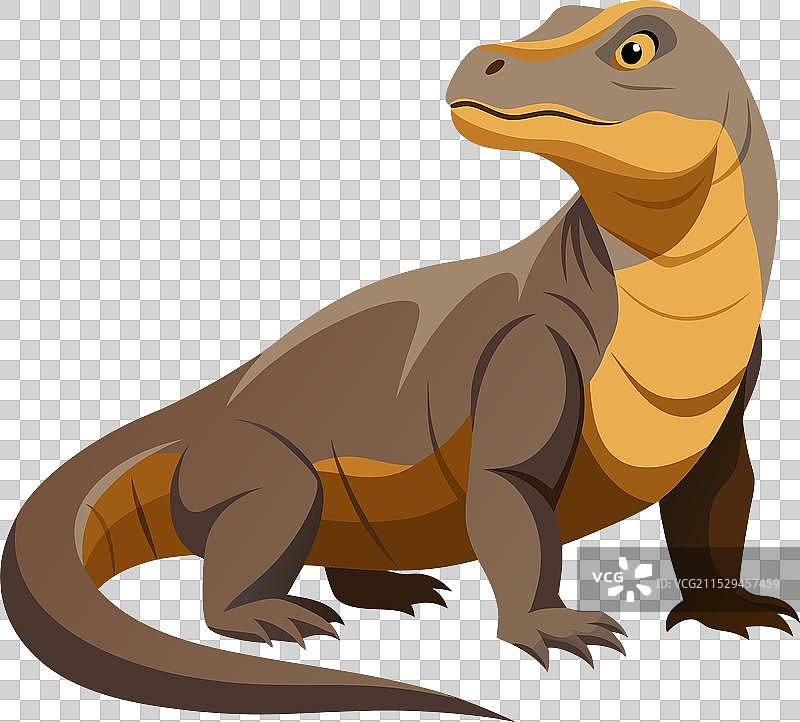 逼真的科莫多龙艺术作品图片素材