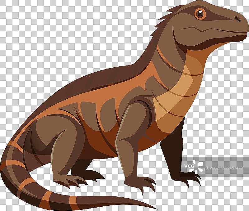 逼真的科莫多龙艺术作品图片素材