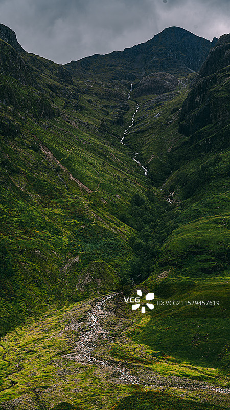 苏格兰高地三姐妹山图片素材