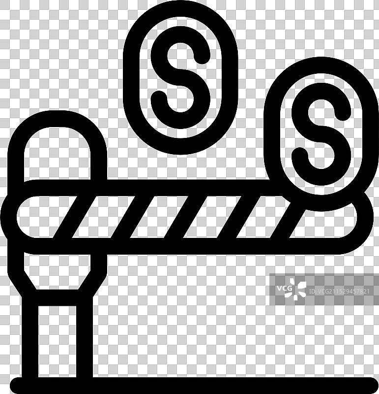 停车障碍物允许支付后通行图片素材