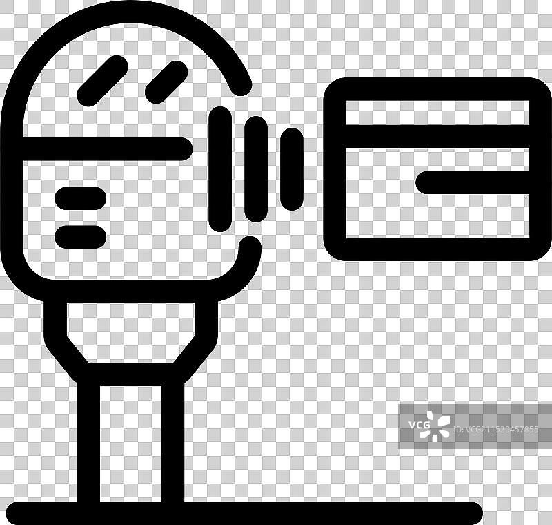 停车计时器接受非接触式支付图片素材
