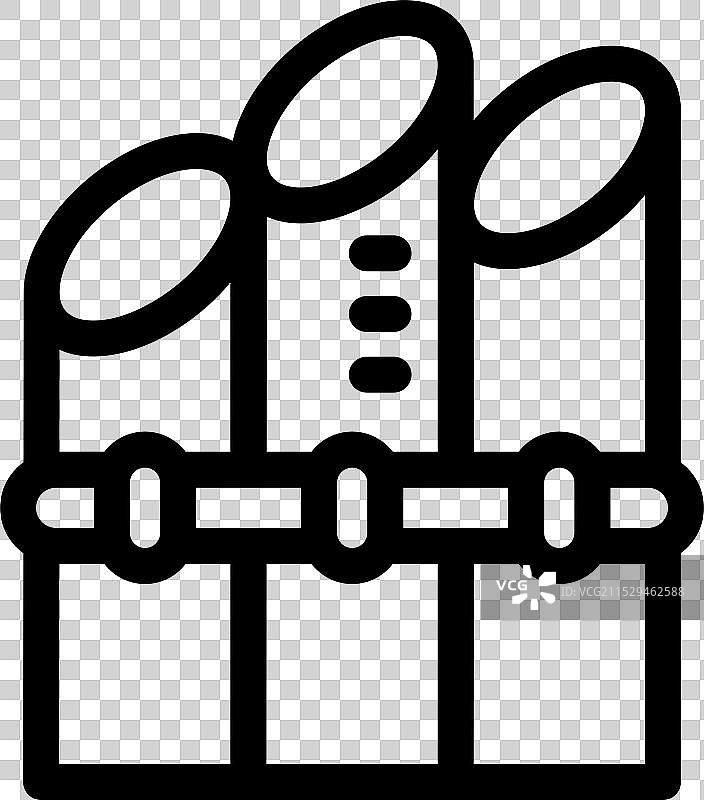 烟囱清洁工正在进行专业清洁图片素材