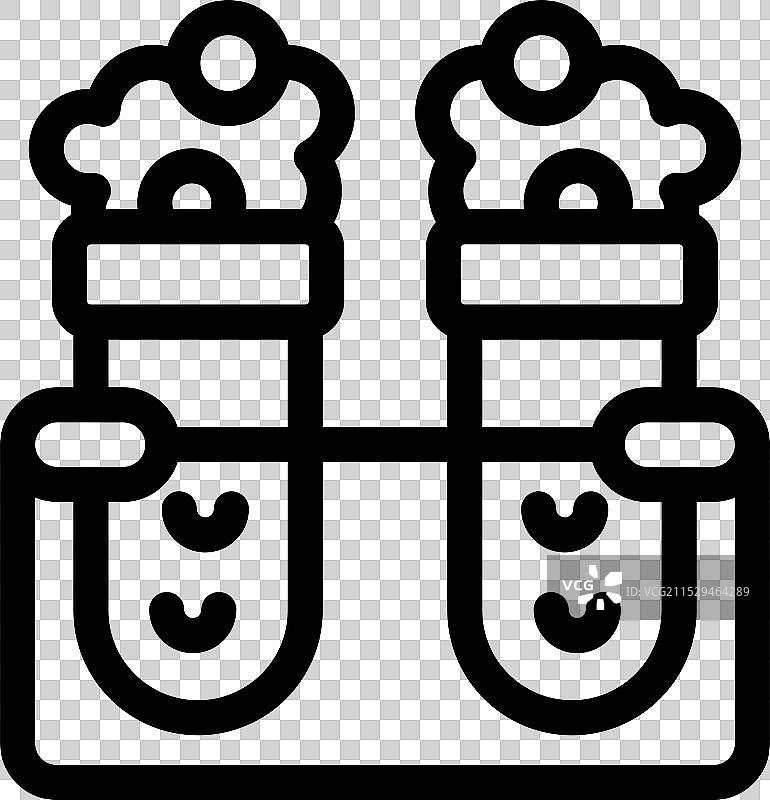 实验室烧杯中的化学反应实验图片素材