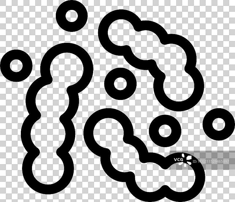 肺炎链球菌细菌传播图片素材