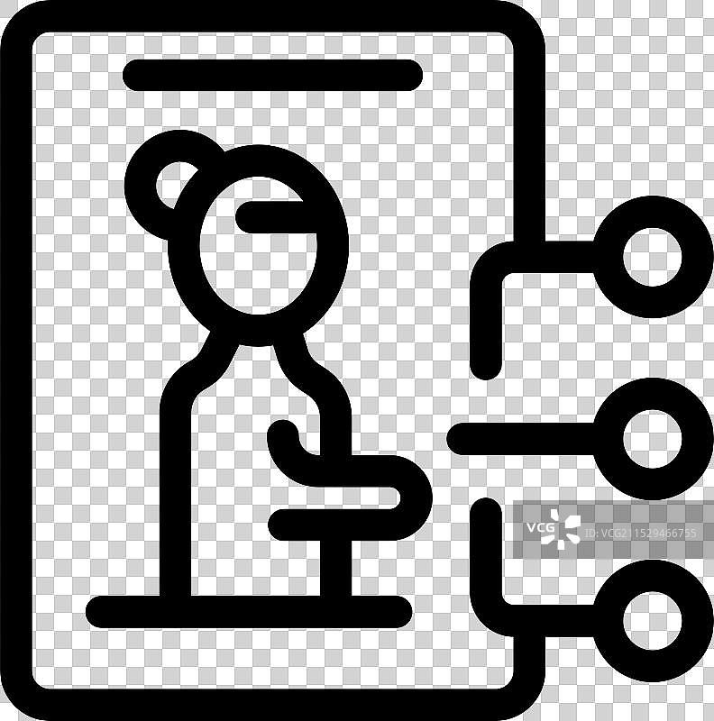 女性连接网络共享个人数据图片素材