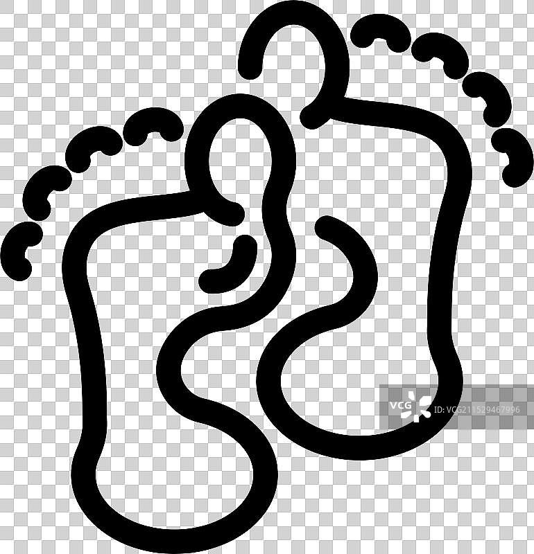 人类的脚在行走时留下的脚印图片素材