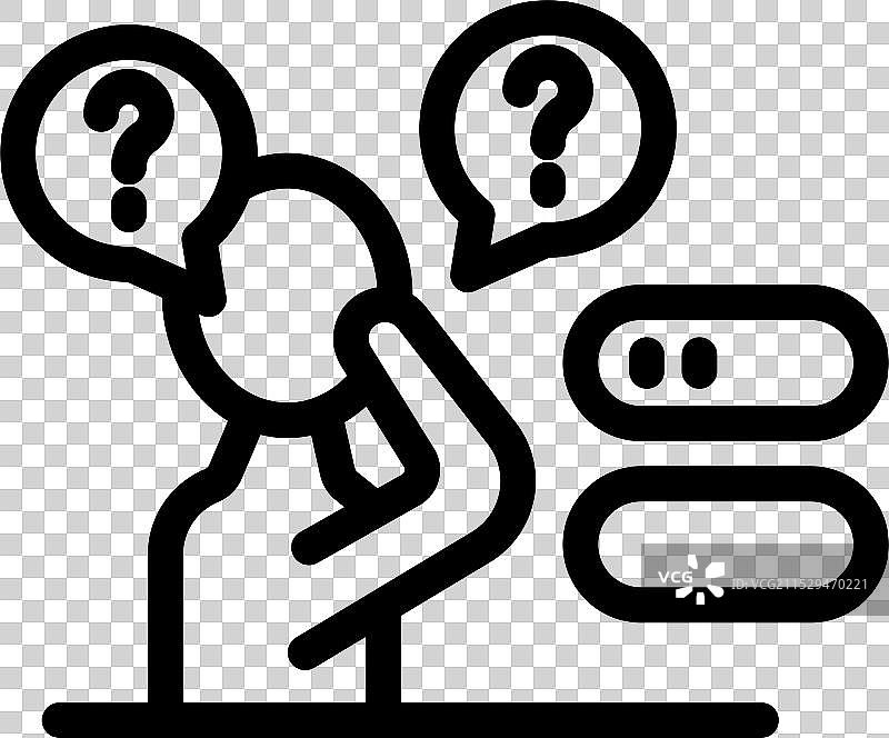 程序员思考解决方案，寻找错误图片素材