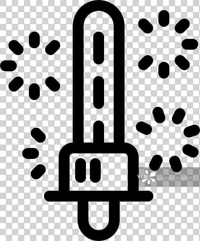 简单的烟花正在发出火花图片素材