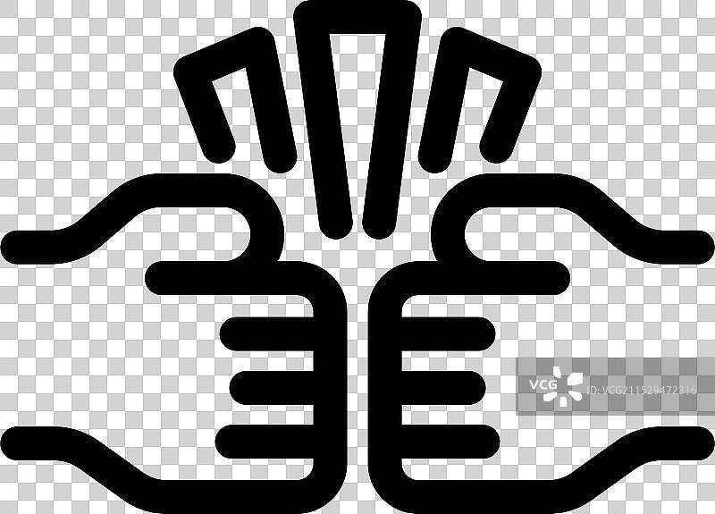 两位商人握手达成交易图片素材