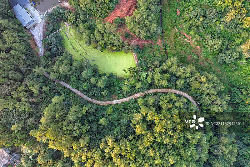 仁寿黑龙潭风光图片素材