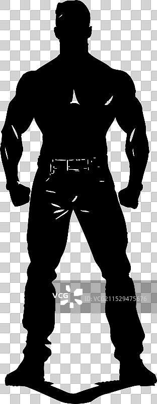 牛仔布标志设计，力量狂潮图片素材