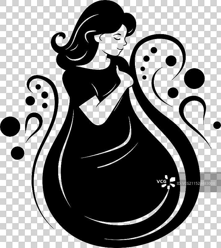 充满关爱的光辉，幸福的准妈妈，奇迹般的时刻图片素材