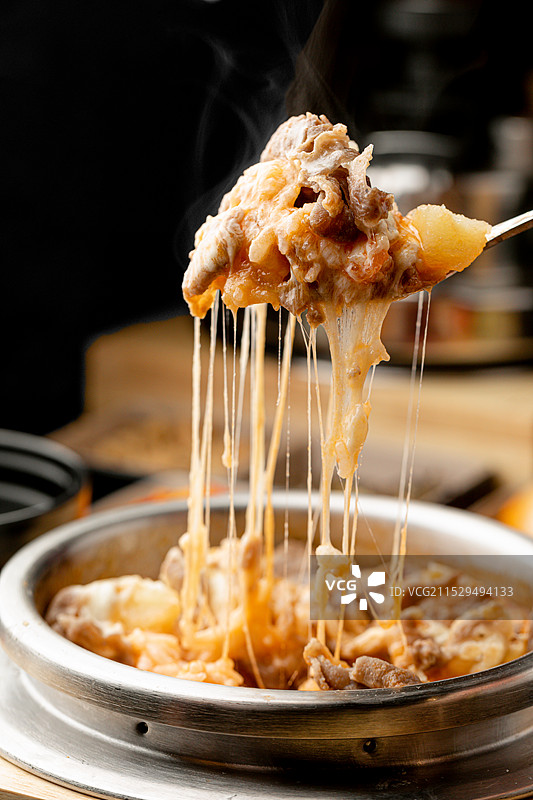 米饭拉丝米饭芝士米饭饭拉丝芝士碳水热量图片素材