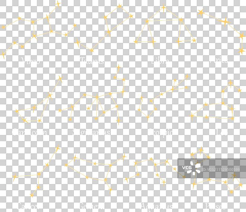 一组星座图片素材