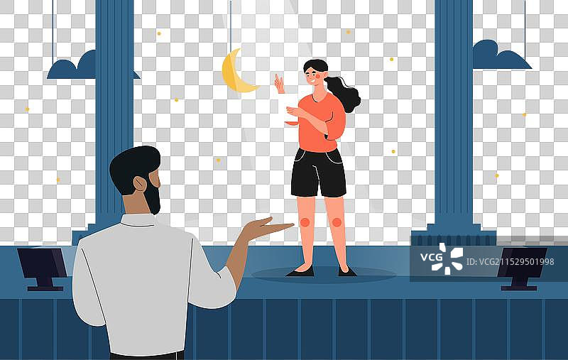 戏剧排练概念图片素材