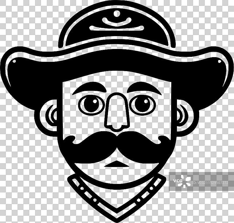 墨西哥 - 极简和简单的轮廓图片素材