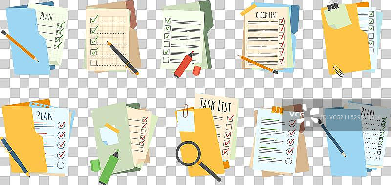 文件夹、计划、清单、组织、任务图片素材