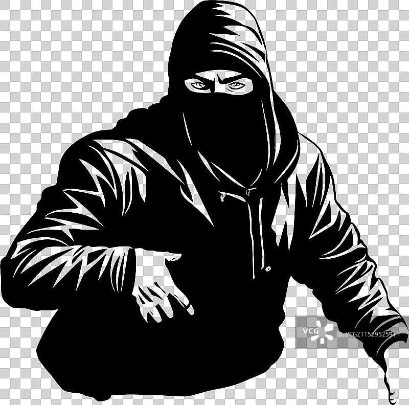盗窃者、掠夺者、抢劫者徽章设计被盗图片素材