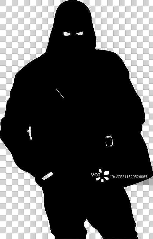 被盗的挎包徽章设计小偷图片素材