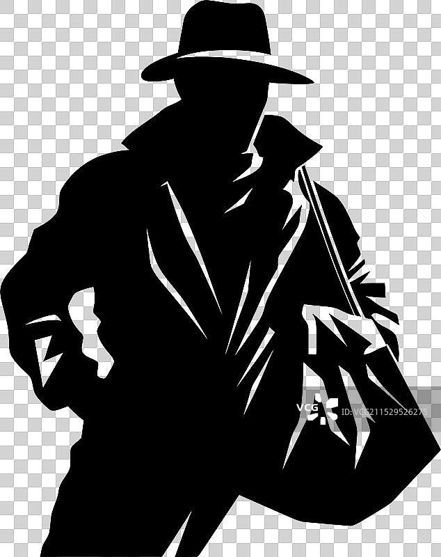 被盗的行李、被偷的包、标志、被窃的包裹图片素材