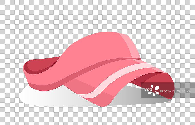 夏季热天的粉色帽子和鸭舌帽图片素材