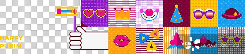 普林节嘉年华 - 犹太节日快乐的嘉年华图片素材