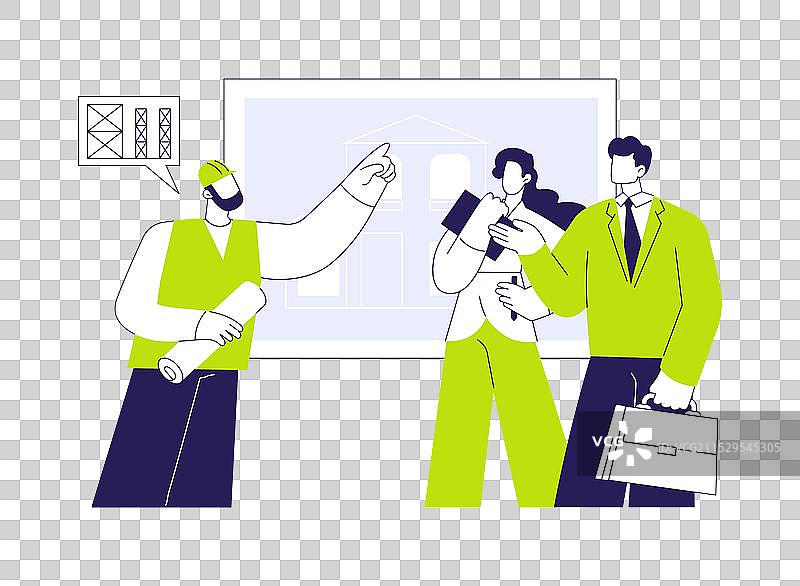 建筑工程抽象概念图片素材