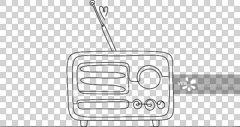 无线电接收器图片素材