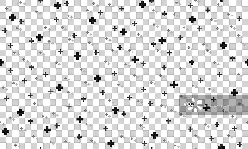 医疗十字图案无缝背景图片素材