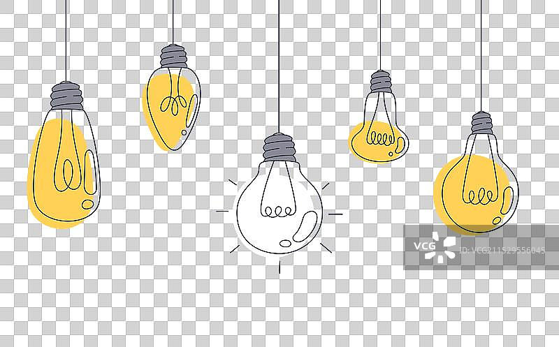 灯光开关概念创意照明图片素材