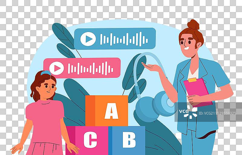 女性发音发展的演讲图片素材