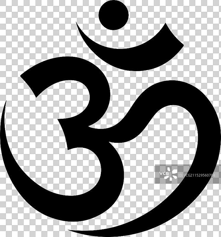 哦姆（Om）符号，灵性图片素材