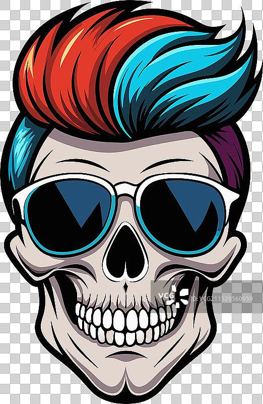 理发师骷髅图片素材