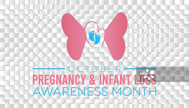 怀孕与婴儿失落意识月图片素材