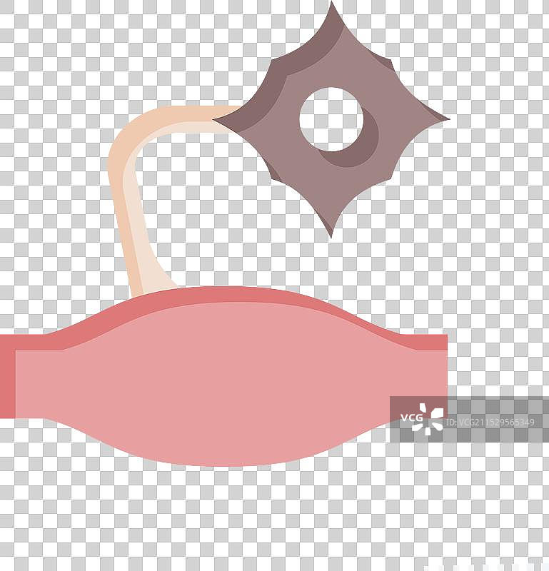 与呼吸治疗相关的图标符号图片素材