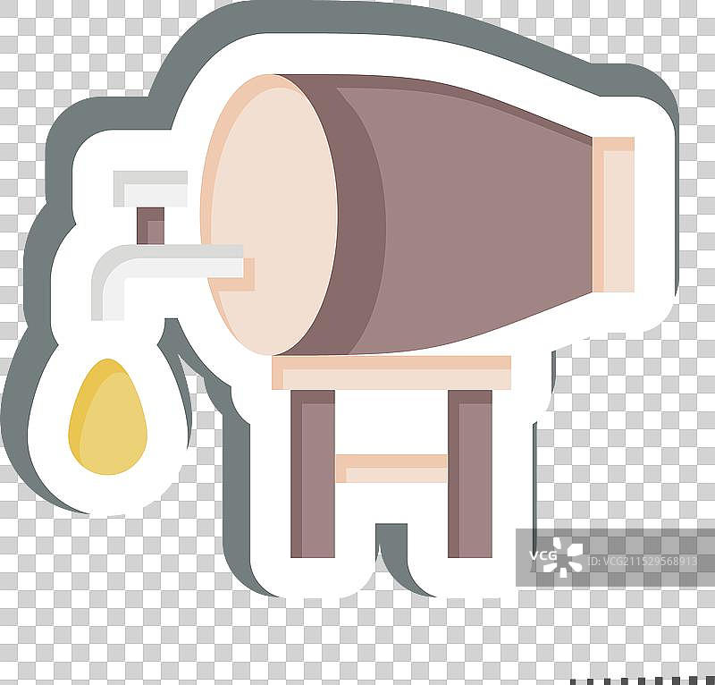 与西班牙相关的葡萄酒酿造贴纸图片素材