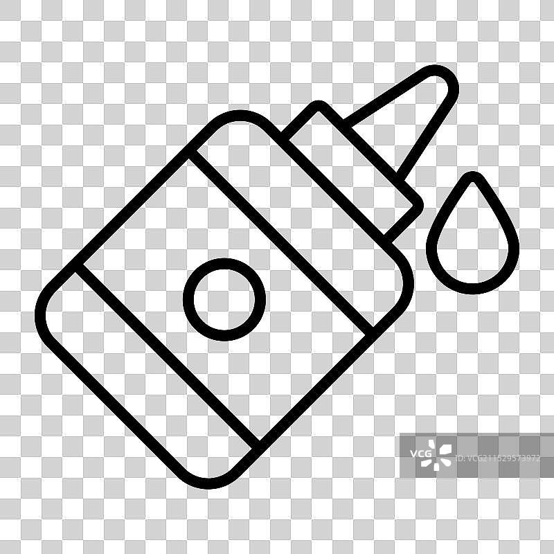 抓住这个令人惊叹的粘合剂瓶图标图片素材