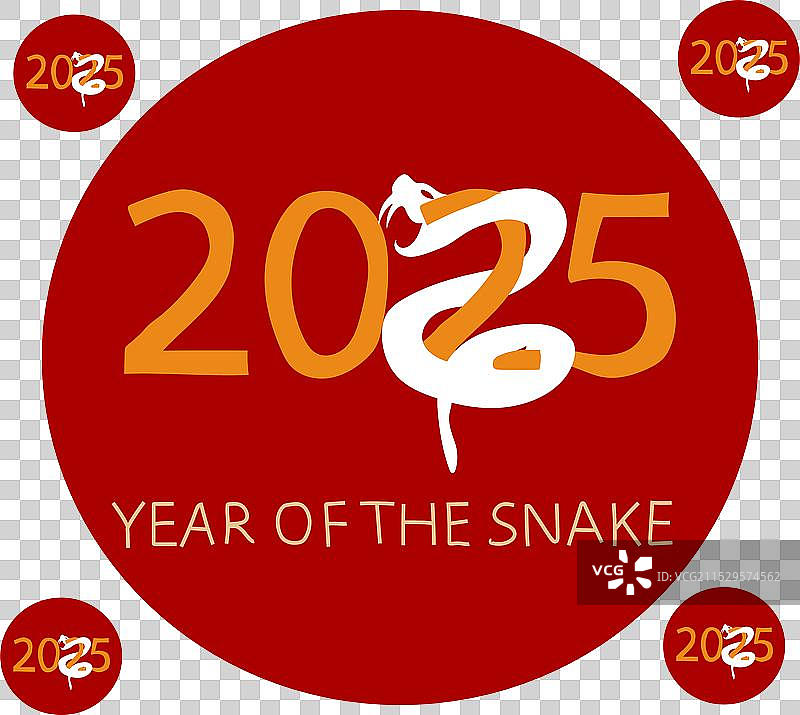 蛇年快乐，春节快乐图片素材