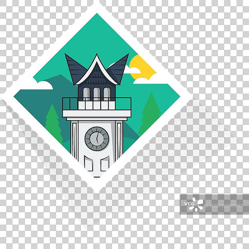 Jam Gadang图片素材