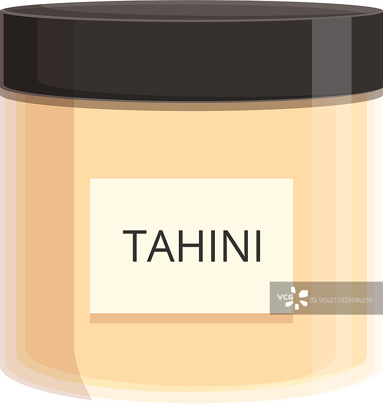 芝麻酱亚洲图标卡通香气四溢图片素材