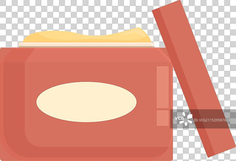 卡通小瓶子里的奶油刺激图标图片素材