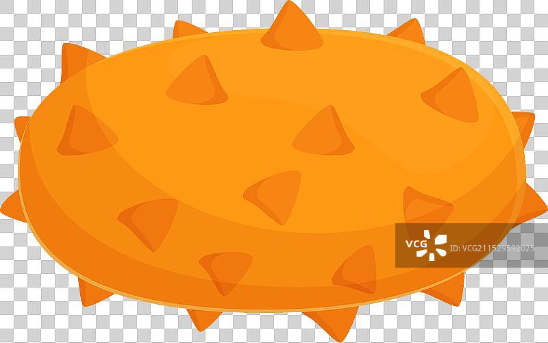 美味的水果图标，卡通风格的健康橙子图片素材