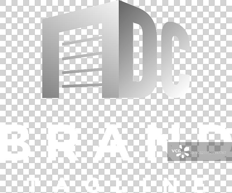 存储门图标旁的字母D和C图片素材