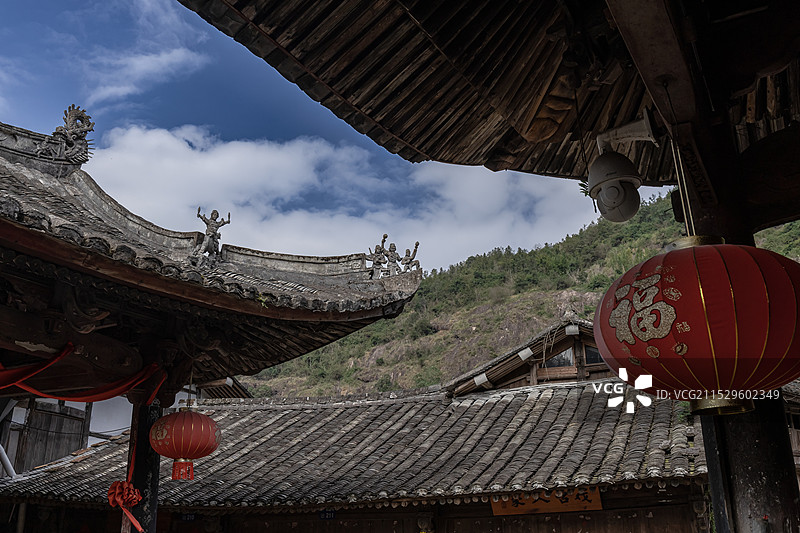 苍南县瓦窑古村一角图片素材